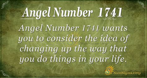 1741 angel number|Angel Number 1741: Unlocking The Power Of Divine Guidance.